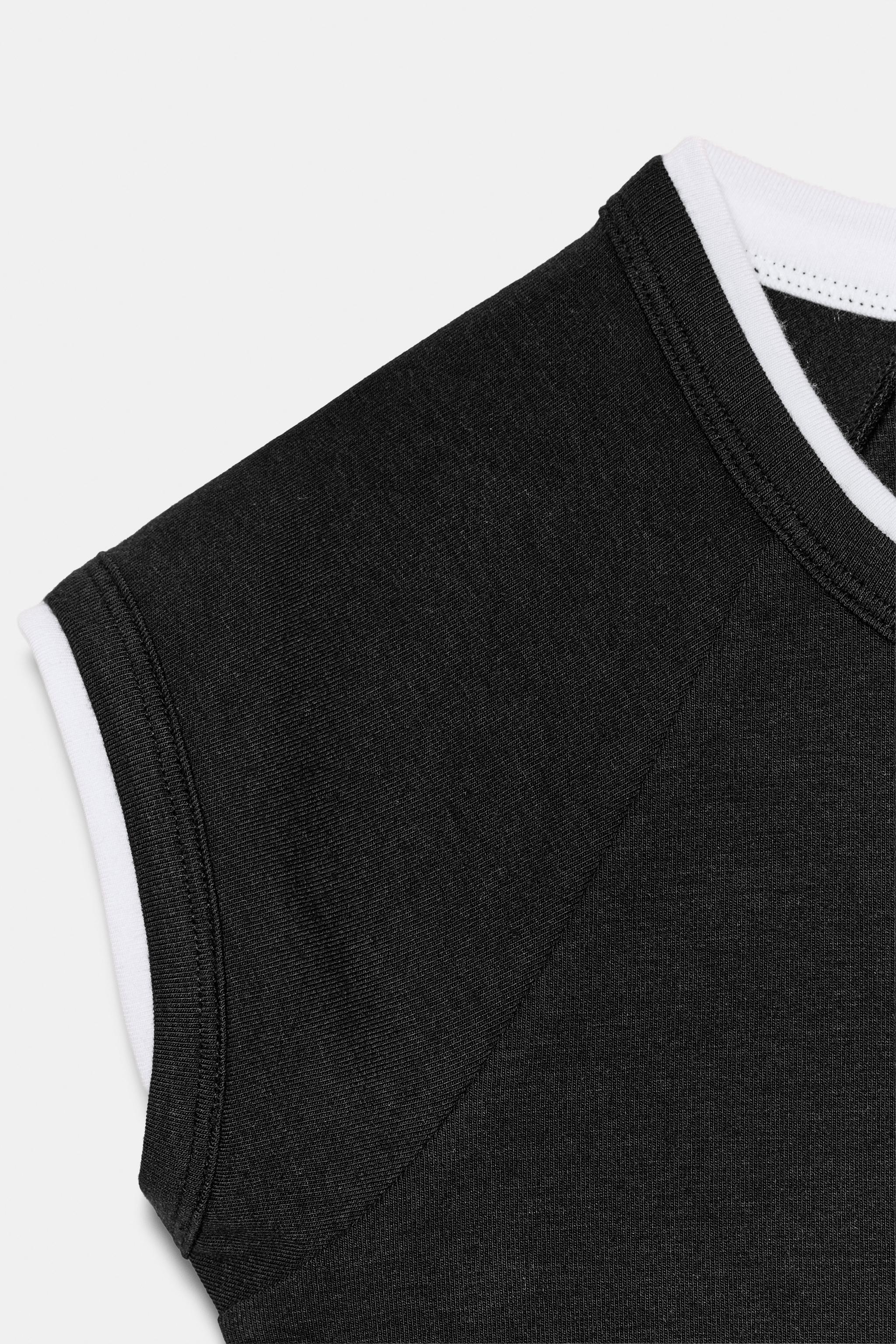 DOUBLE SHORT SLEEVE EFFECT T-SHIRT